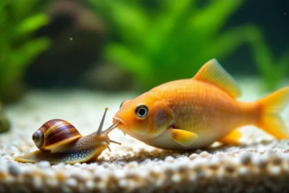 csigaevo halak akvariumba