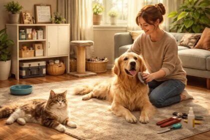 Felelős gazdi etet, sétáltat, és gondoskodik az állat jóllétéről minden napján.