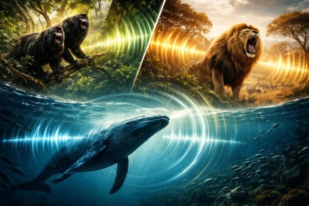 Tengerparti fotó a leghangosabb állatokról, kiadott erőteljes hangeffektussal a vízparton.