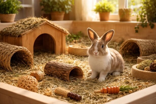 Kezdő nyúltartók egy nyúllal és szakértővel konzultálnak a tartás alapjairól