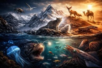 Hihetetlen állati rekordok belső világát feltáró látványos pillanat az ősi természetben