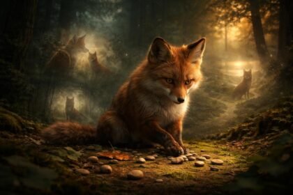 Állatokról készült kép, amely a jövőre gondol és tervet készít