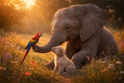 Különleges barátság két különböző fajhoz tartozó állat között, együttműködve életre szóló kapcsolatban