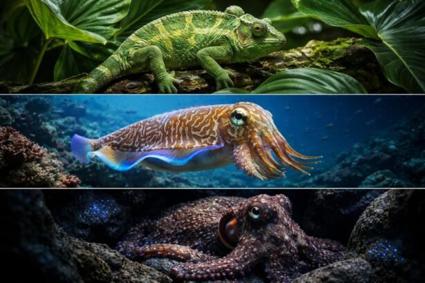Állatok színváltását bemutató fotó, az adaptív pigmentáció lenyűgöző példája a természetben